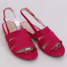 Sandales espadrilles fuchsia 9291 Fuxia rose 1