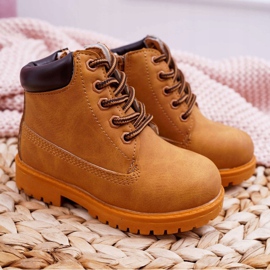 FRROCK Bottes de trappeur pour enfants avec une fermeture éclair Camel Dexter brun 3