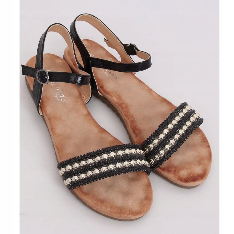 Sandales noires pour femmes HT-68 Noir le noir 2