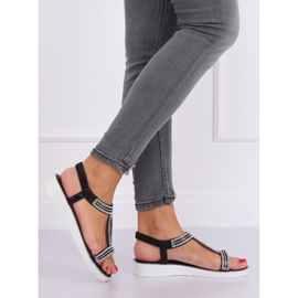 Sandales femme noires 127-89 Noir le noir 1