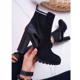 FRERY Bottines femme à talon Daim Noir Fenem le noir 5