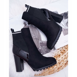 FRERY Bottines femme à talon Daim Noir Fenem le noir 6