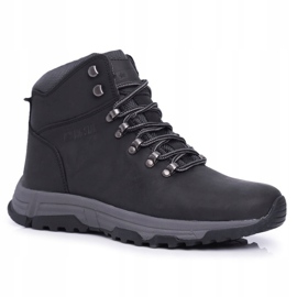 Chaussures Trekker en cuir pour hommes Big Star Noir EE174201 1