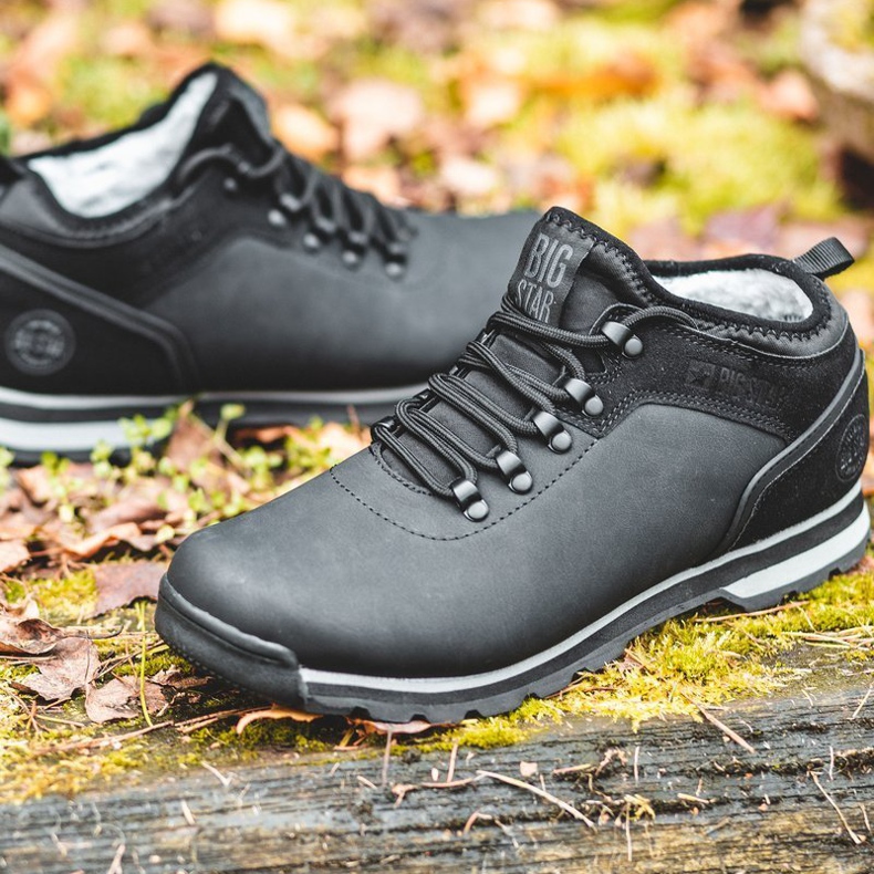 Chaussures de trekking pour hommes Big Star Noir EE174444 2