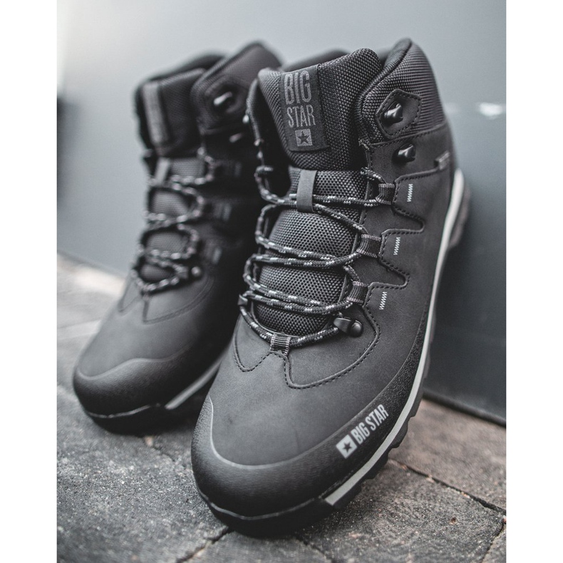 Chaussures de trekking pour hommes Big Star Noir EE174437 le noir 1