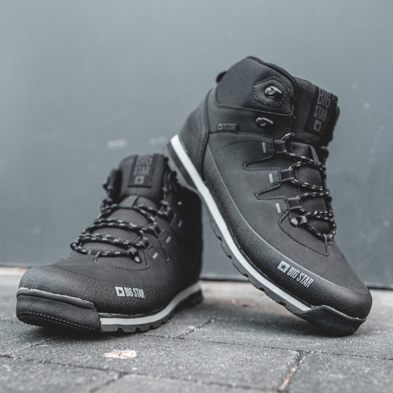 Chaussures de trekking pour hommes Big Star Noir EE174437 le noir 2