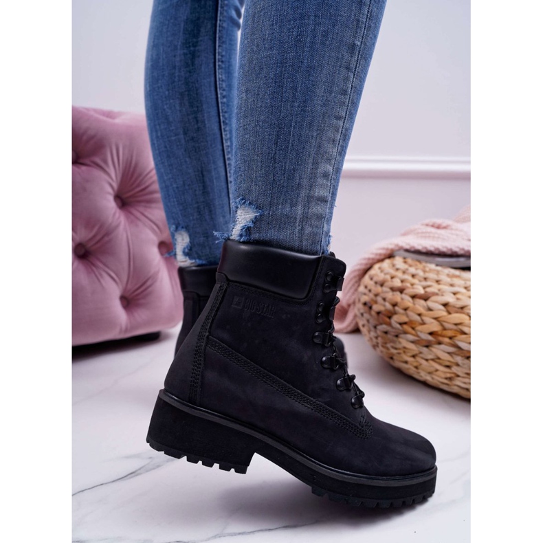Bottes Femme Trappeurs Big Star Noir EE274033 2