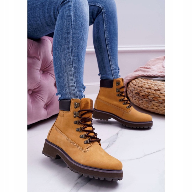 Bottes Trappeurs Femme Big Star Camel EE274035 brun 1 Bottes Trappeurs Femme Big Star Camel EE274035 brun 1