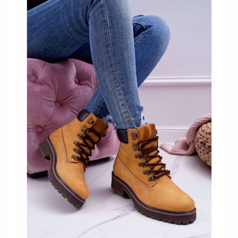 Bottes Trappeurs Femme Big Star Camel EE274035 brun 2 Bottes Trappeurs Femme Big Star Camel EE274035 brun 2