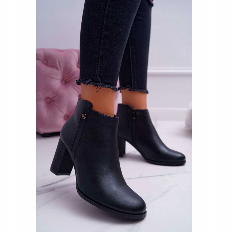 Bottes Pour Femmes À Talons Hauts Sergio Leone Noir BT518 1