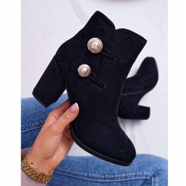 S.Barski Boots Daim Femme sur talon Noir Barski 73-2 le noir 6