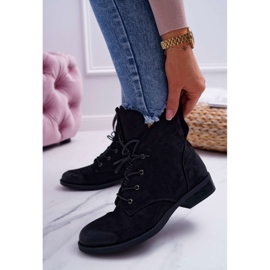 S.Barski Bottes Hautes Femme en Daim Noir Barski 75-13 le noir 1