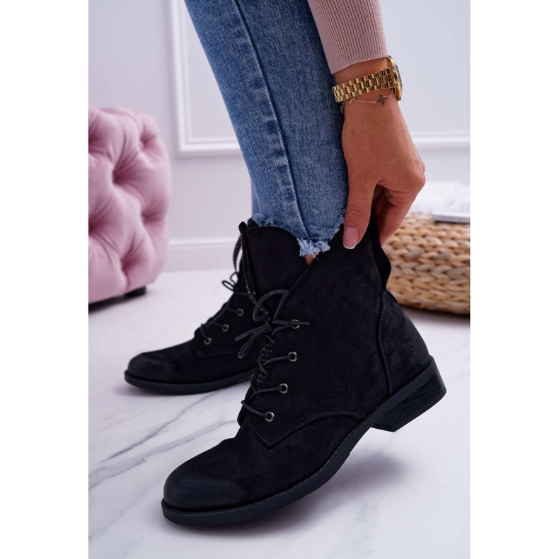 S.Barski Bottes Hautes Femme en Daim Noir Barski 75-13 1