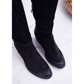 Bottes Femme Laura Messi 2071 Cuir Daim Noir This Love le noir 2