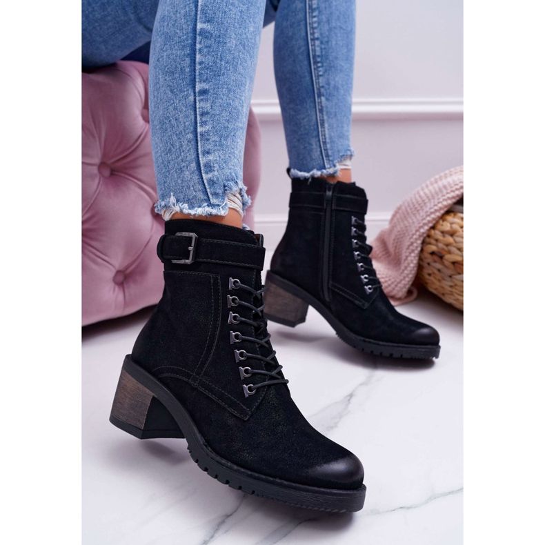 Bottes Femme Sergio Leone Noir BT705 1