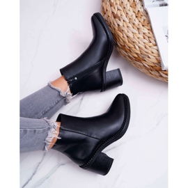 IdealDept Bottes À Talons Pour Femmes Duo Noir le noir 5