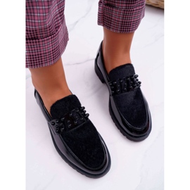 FRANA Slip-on Femme Laqué Noir Delicious 2