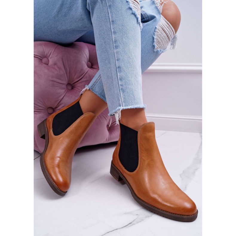 Boots Femme Cuir Jodhpur boots Maciejka Camel 04359 brun 2 Boots Femme Cuir Jodhpur boots Maciejka Camel 04359 brun 2