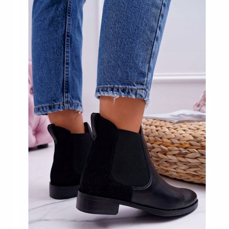 Bottes Jodhpur en cuir pour femmes Maciejka Noir 04359 2