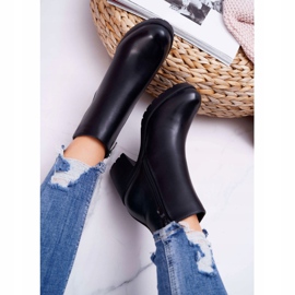BUGO Bottines Femme à Talon Noir Veba le noir 5
