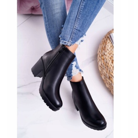 BUGO Bottines Femme à Talon Noir Veba le noir 3