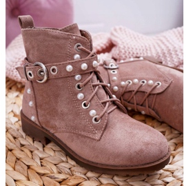 FP1 Boots enfant Pearls Khaki Nargos rose 1 FP1 Boots enfant Pearls Khaki Nargos rose 1