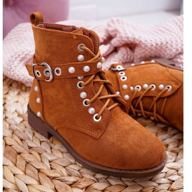 FP1 Boots enfant Pearl Camel Nargos brun 1