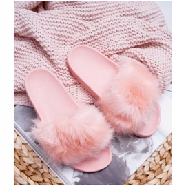 Chaussons Femme Avec Fourrure Fourrure Rose Clair 1 Chaussons Femme Avec Fourrure Fourrure Rose Clair 1