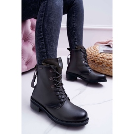 Bottes Femme Workers Big Star Cuir Gris EE274507 1