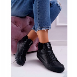 Baskets Femme Big Star High Warmed Noir EE274145 2