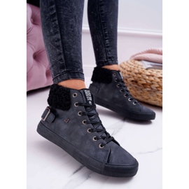 Baskets Femme Big Star High Warm Noir EE274080 le noir 1