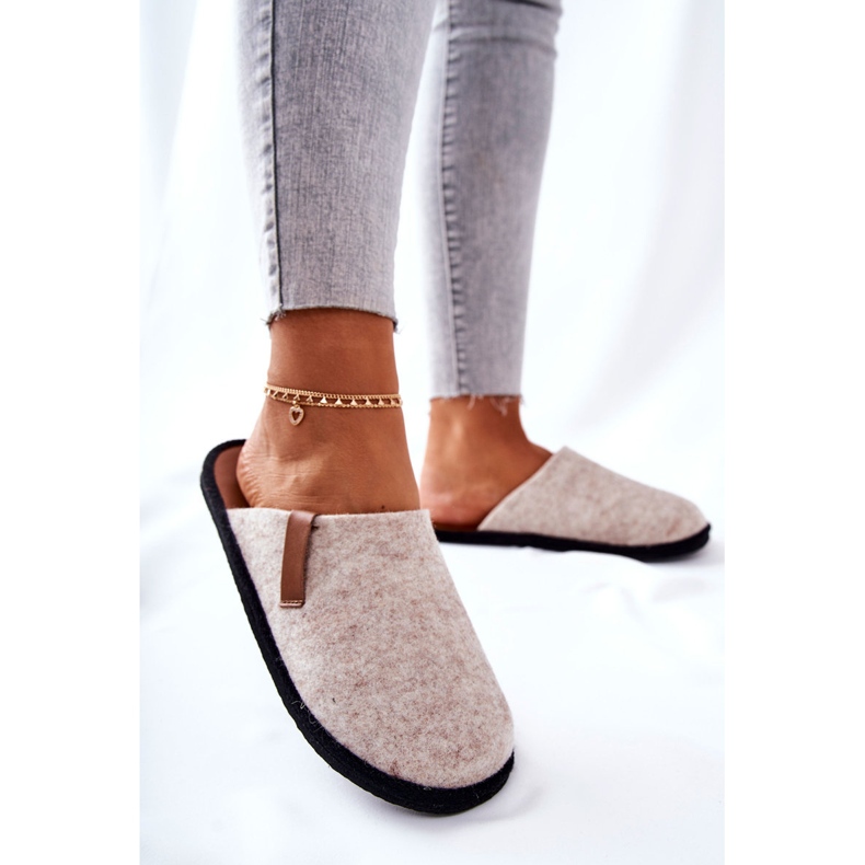 Pantoufles Maison Femme Big Star Beige D267862A 1