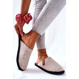 Pantoufles Maison Femme Big Star Beige D267862A 2