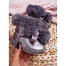 FRROCK Bottes Chaudes Enfant Gris Foncé Snow Boots Roofy 2 FRROCK Bottes Chaudes Enfant Gris Foncé Snow Boots Roofy 2