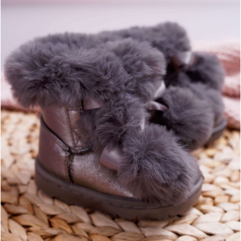 FRROCK Bottes Chaudes Enfant Gris Foncé Snow Boots Roofy 1 FRROCK Bottes Chaudes Enfant Gris Foncé Snow Boots Roofy 1