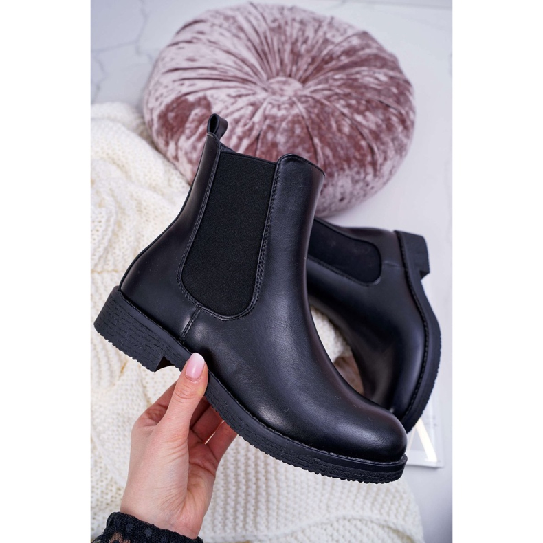 EVE Bottines Femme Jodhpur Noir 8BT35-1489 le noir 1