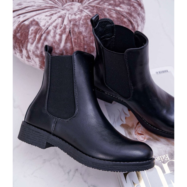 EVE Bottines Femme Jodhpur Noir 8BT35-1489 le noir 2