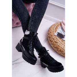 SEA Bottes Hautes Femme Serpent Noir Nemtere 2