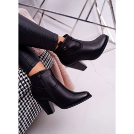BUGO Bottes À Talons Pour Femmes Noir Memphis le noir 4