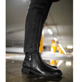 Bottines Homme Cuir Big Star Noir EE174287 1