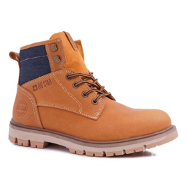 Bottes en cuir pour hommes Big Star Camel EE174266 brun 2 Bottes en cuir pour hommes Big Star Camel EE174266 brun 2