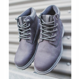 Chaussures de Randonnée Homme Cuir Big Star Noir EE174228 1