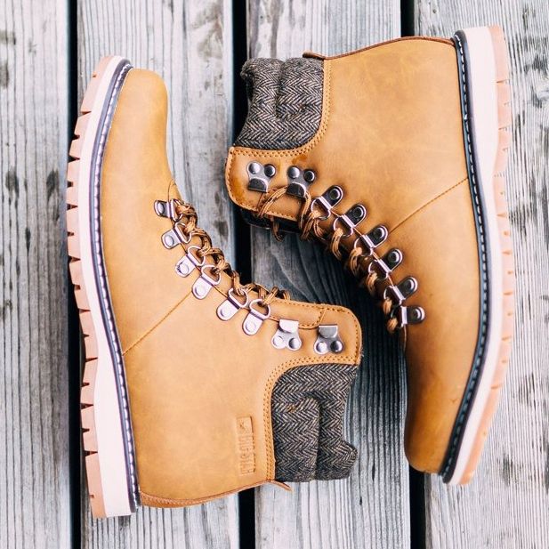 Trappeurs pour hommes Big Star Camel EE174402 brun 1