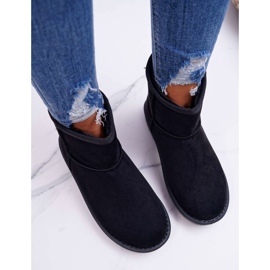 FRJ Bottes de neige chaudes Borneo noires pour femmes 2
