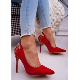 Escarpins Femme En Daim Rouge Party Pacardo 1
