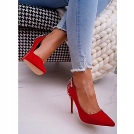 Escarpins Femme En Daim Rouge Party Pacardo 2