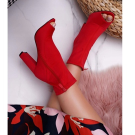 PS1 Bottines Femme Lycra Open Toes Red First rouge 3