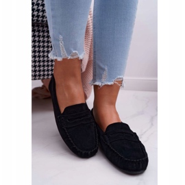 PS1 Mocassins Noirs Femme En Daim Boléro le noir 3
