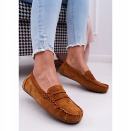 PS1 Mocassins Femme Daim Bolero Camel brun 1