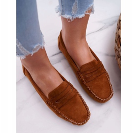 PS1 Mocassins Femme Daim Bolero Camel brun 4